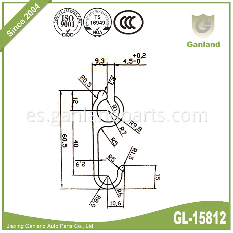 Aluminum Curtain Pole GL15812-1